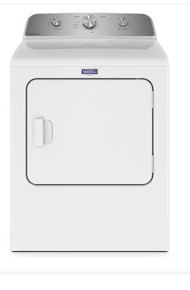 Photo 1 of Maytag 7-cu ft Gas Dryer (White) (SEE NOTES) 