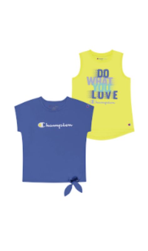 Photo 1 of Champion Girls' 2 Pack Active Top 14/16