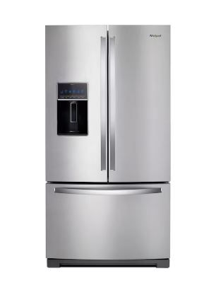 Photo 1 of Whirlpool 26.8-cu ft French Door Refrigerator with Dual Ice Maker (Fingerprint Resistant Stainless Steel)