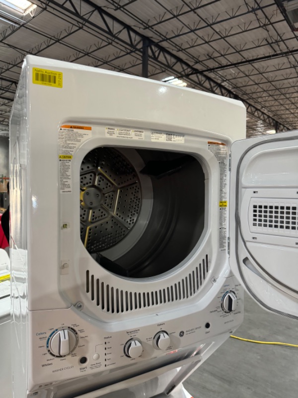 Photo 6 of GE Electric Stacked Laundry Center with 2.3-cu ft Washer and 4.4-cu ft Dryer