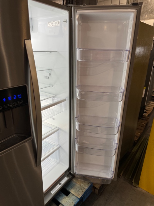 Photo 5 of Whirlpool 28.4-cu ft Side-by-Side Refrigerator with Ice Maker (Fingerprint Resistant Stainless Steel)
