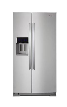 Photo 1 of Whirlpool 28.4-cu ft Side-by-Side Refrigerator with Ice Maker (Fingerprint Resistant Stainless Steel)
