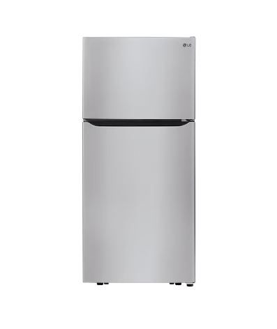 Photo 1 of LG 20.2-cu ft Top-Freezer Refrigerator (Stainless Steel)