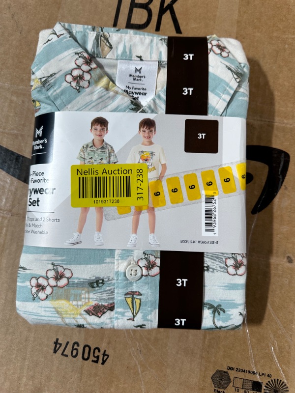 Photo 2 of Member's Mark Boy's 4-Piece My Favorite Mix & Match Playwear Set 3T