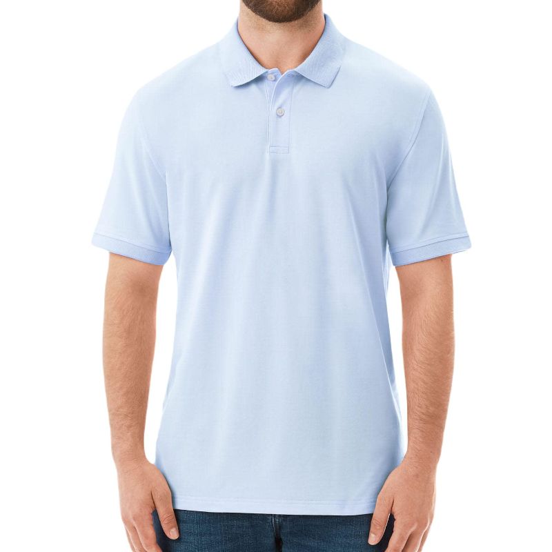 Photo 1 of Member's Mark Men Stretch Pique Polo XXL Isia Blue