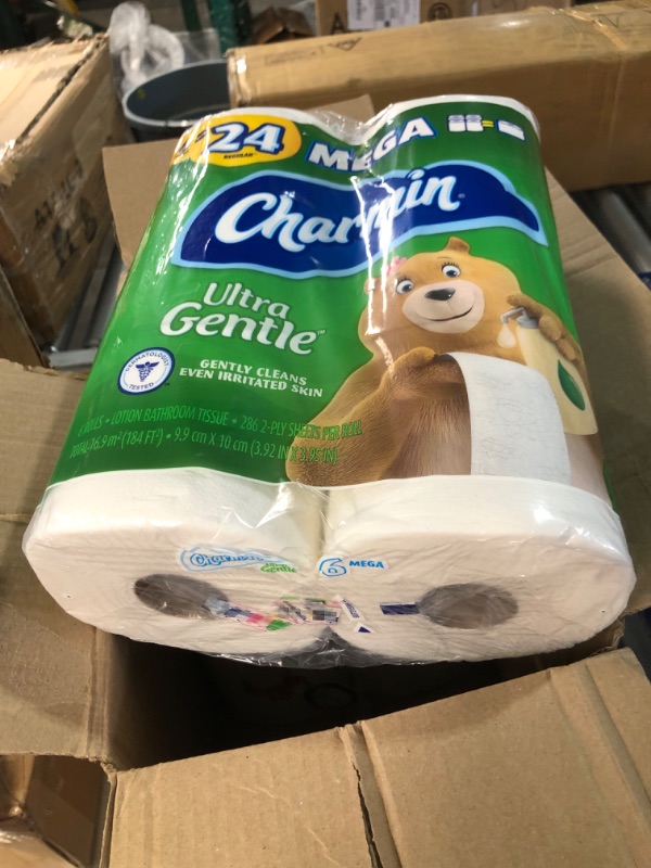 Photo 3 of Charmin Ultra Gentle Toilet Paper, 18 Mega Rolls = 72 Regular Rolls