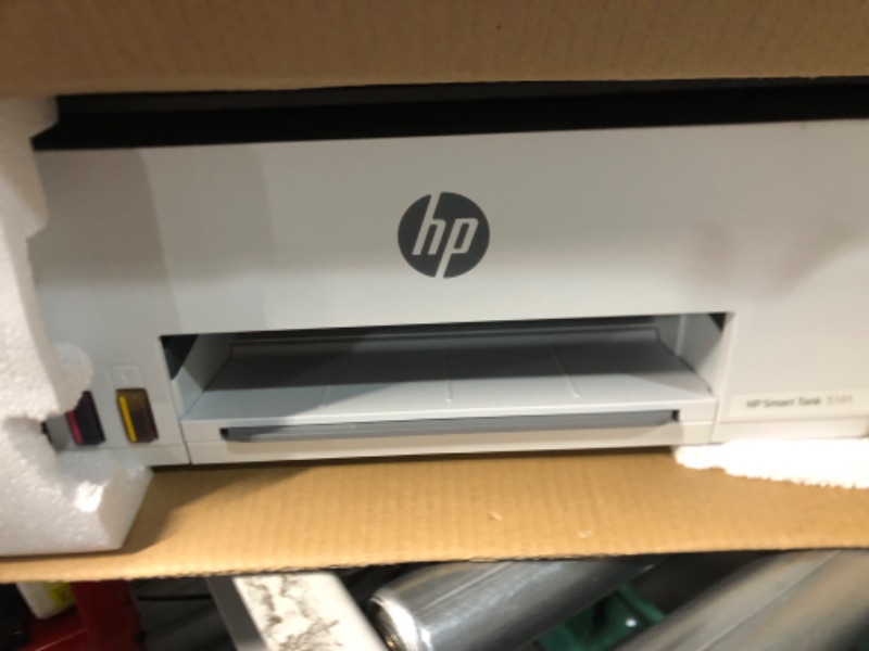 Photo 2 of *SEE NOTES* HP Smart-Tank 5101 Wireless All-in-One Ink-Tank Printer with up to 2 Years of Ink Included (1F3Y0A),White