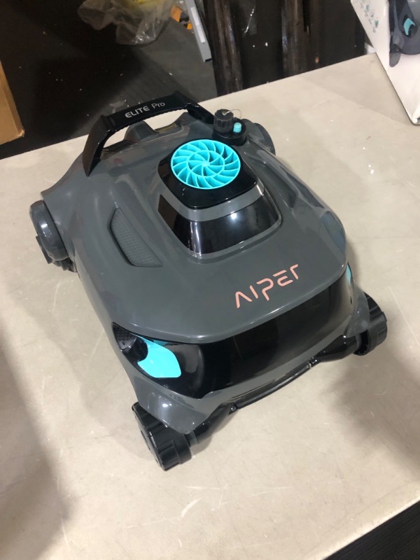 Photo 6 of *SIMILAR TO STOCK PHOTO* AIPER Pro ELite Cordless Robotic Pool Vacuum Cleaner- Dark Gray