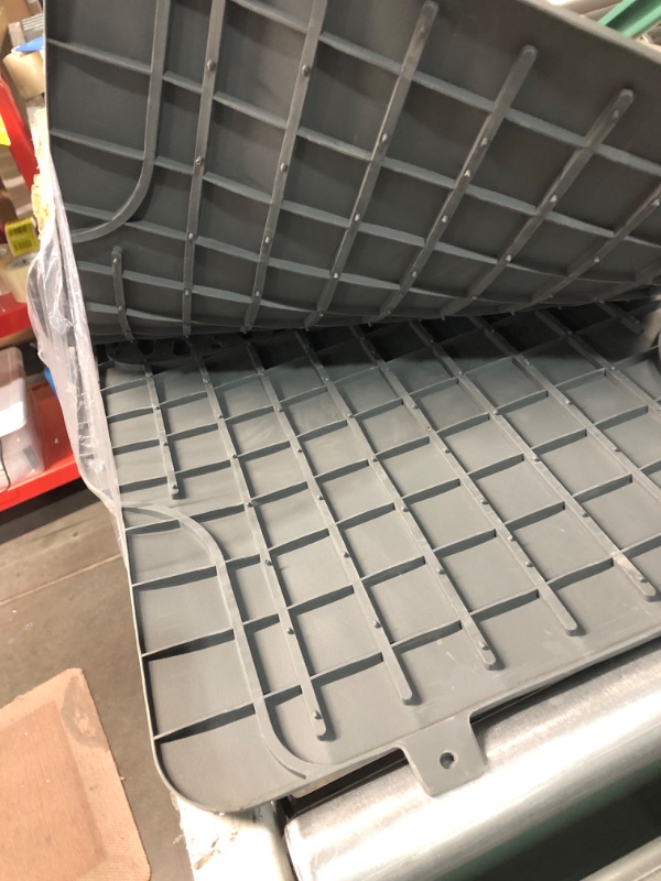 Photo 3 of Automotive Floor Mats Gray ClimaProof for all weather protection (Full Set Trimmable Custom Fit) FH Group F11308GRAY