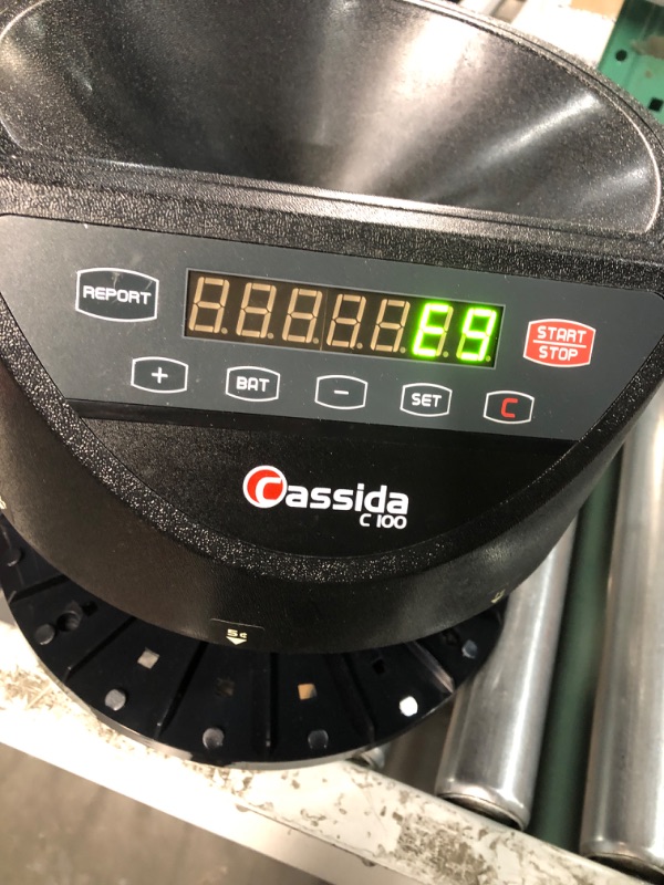 Photo 2 of Cassida C100 Electronic Coin Sorter/Counter, Countable coins 110VAC