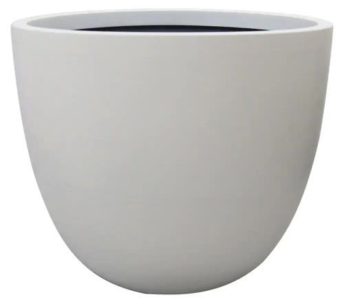 Photo 1 of **SEE NOTES**Citadel Medium 14 in. x 12 in. 24 qt. White High-Density Resin Outdoor Planter