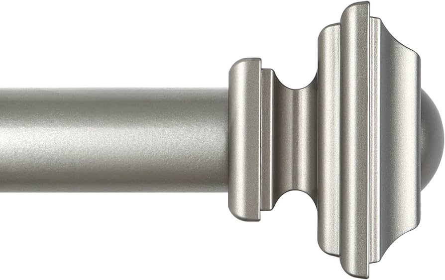 Photo 1 of 1 Inch Curtain Rod Single Drapery Rod 72