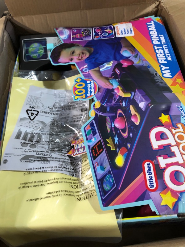 Photo 1 of *SEE NOTES* Little Tikes Old School My First Pinball Activity Table, 