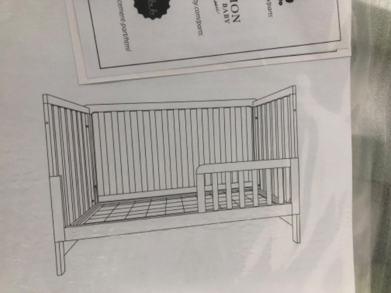 Photo 2 of Carter's by DaVinci Toddler Bed Conversion Kit (M11999) in Light Sage