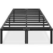 Photo 1 of  ***NOT FUNCTIONAL - MISSING PARTS - CANNOT BE ASSEMBLED - FOR PARTS***
Metal Platform Bed Frame Queen Size Heavy Duty 14 Inch Beds No Box Spring