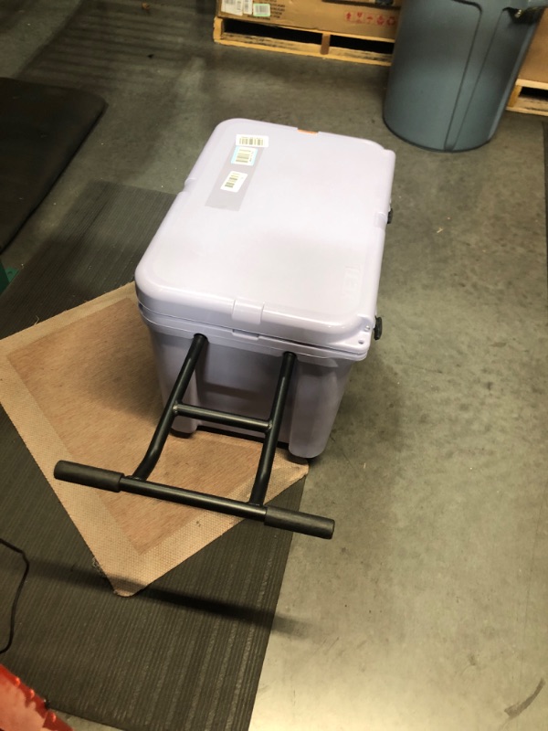 Photo 2 of YETI Tundra Haul Portable Wheeled Cooler Cosmic Lilac