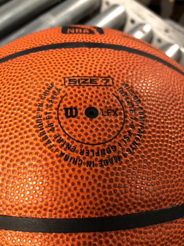 Photo 3 of ***HEAVILY USED - DIRTY***
Wilson NBA Authentic Series Indoor/Outdoor Basketball, Size 7