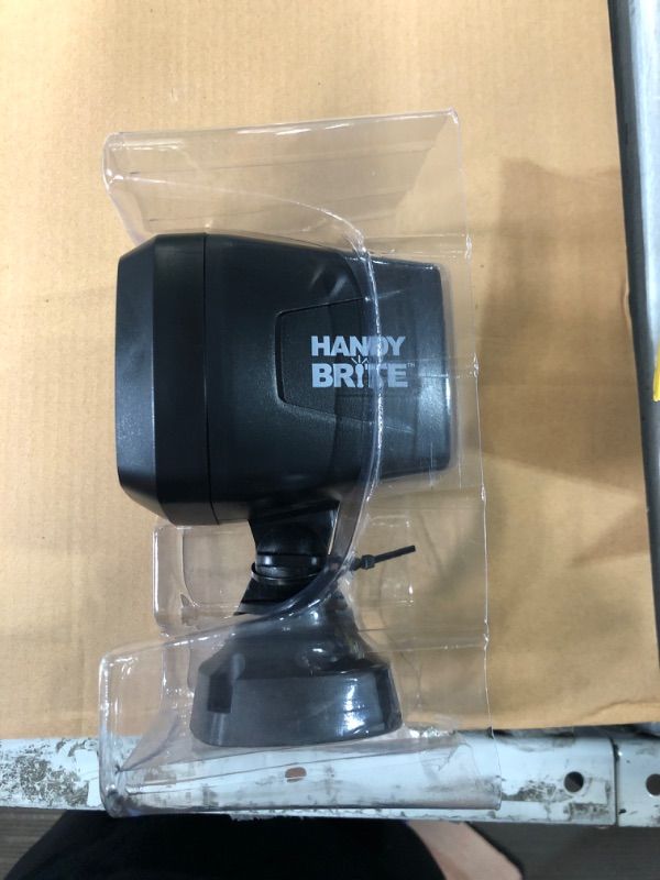 Photo 2 of Ontel Handy Brite Ultra-Bright Cordless LED Security Spotlight, 500 Lumens, Motion-Activated, Battery Powered, Weatherproof Light with Auto On/Off - Quick & Easy Set Up, No Wiring