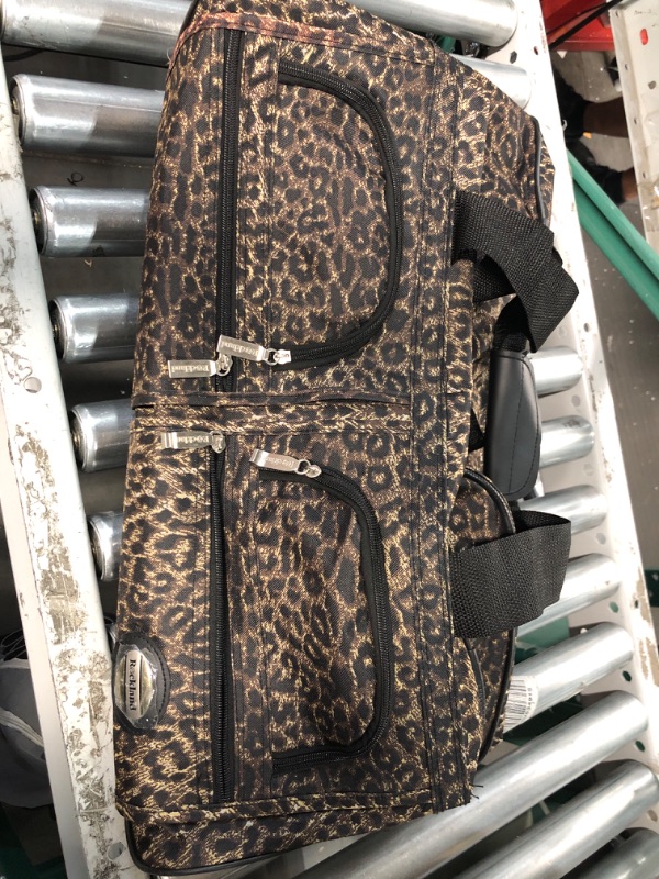 Photo 2 of **STOCK IMAGE FOR SAMPLE**
Rockland Vara Softside Roller Bag, Leopard