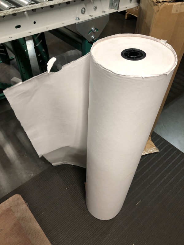 Photo 3 of School Smart Paper Roll - 50 pound - 36 inch x 1000 feet - White