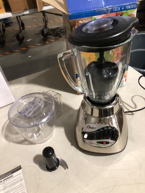 Photo 2 of **PARTS ONLY** *DAMAGE* *SEE NOTES* Oster Core 16-Speed Blender with Glass Jar, Black 