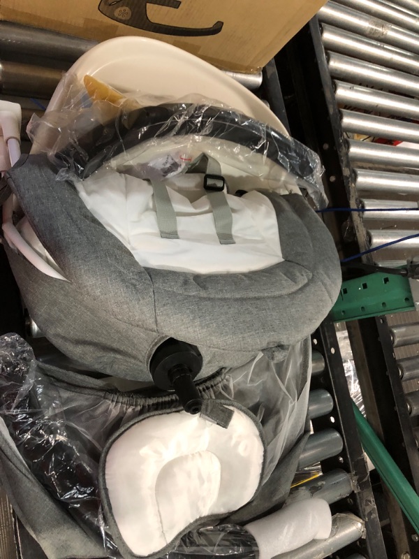 Photo 1 of **MISSING POWER CORDS**
ZRWD Baby Swing for Infants, 5 Speed for 5-26 lbs, 0-12 Months Gray