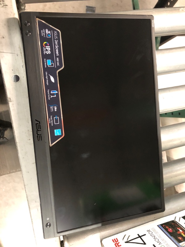 Photo 3 of *UNTESTED*ASUS Zen Screen 15.6” 1080P Portable Monitor (MB166C) - Full HD, IPS, USB Type-C External Monitor, USB-Powered