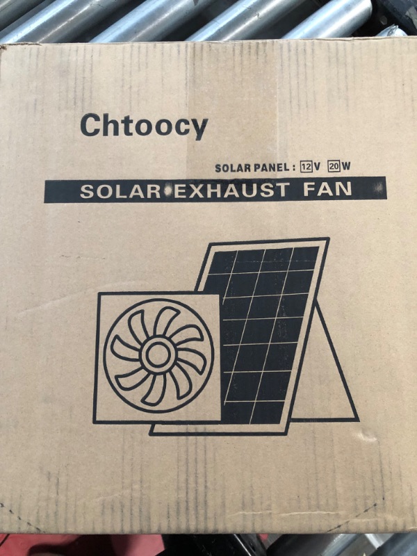 Photo 1 of SCCCF DC Solar Fan 10W Weatherproof Solar Panel Fan kit