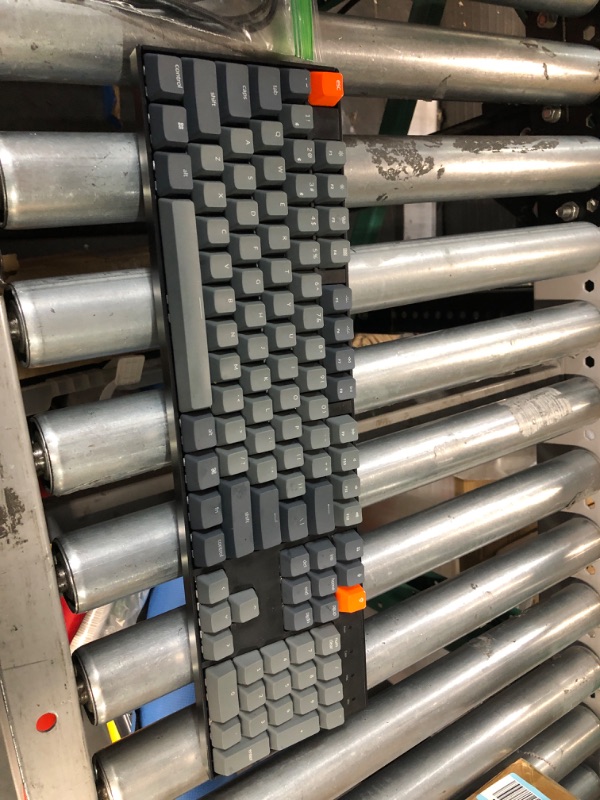 Photo 1 of Keychron K4 96% Layout Hot-Swappable Mechanical Keyboard, Gateron G Pro Blue Switch White LED Backlit Wireless Bluetooth