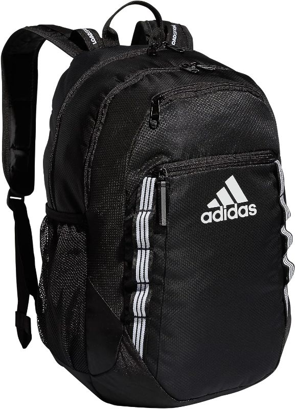 Photo 1 of adidas Excel 6 Backpack Black/White 3-Stripes 