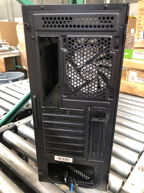 Photo 1 of MUSETEX ATX PC Case Pre-Install 6 PWM ARGB Fans, Mid Tower Gaming Case 