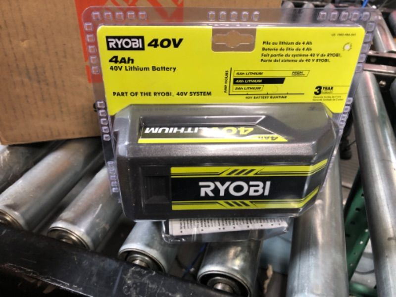 Photo 2 of Ryobi 40V 4.0 Ah Lithium-Ion Battery OP4040