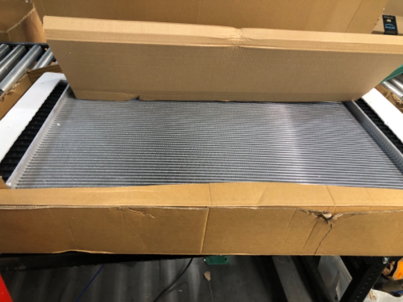 Photo 2 of DWVO 34 Inch Core Radiator Compatible with Chevy Silverado Suburban Tahoe Cadillac 