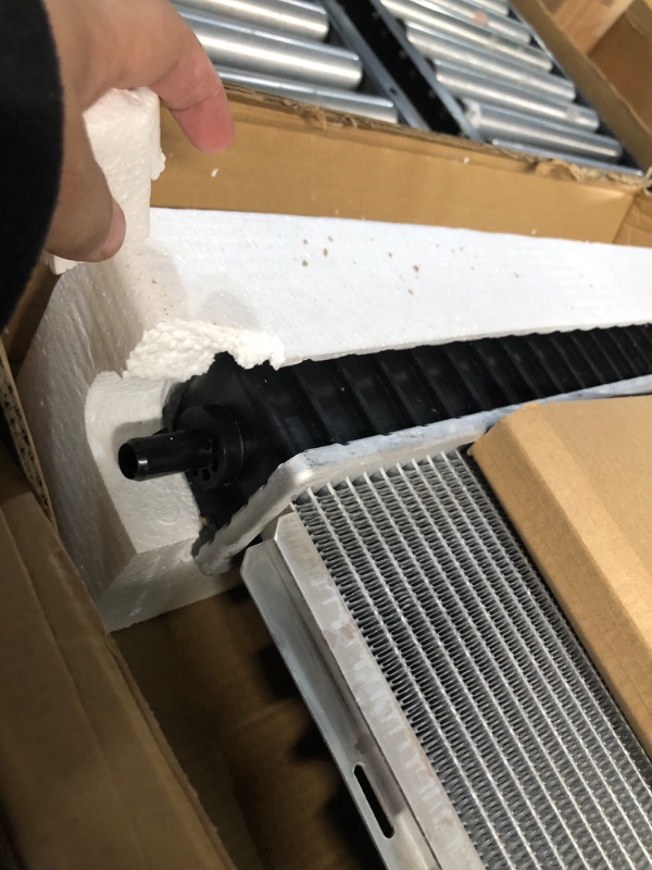 Photo 4 of DWVO 34 Inch Core Radiator Compatible with Chevy Silverado Suburban Tahoe Cadillac 