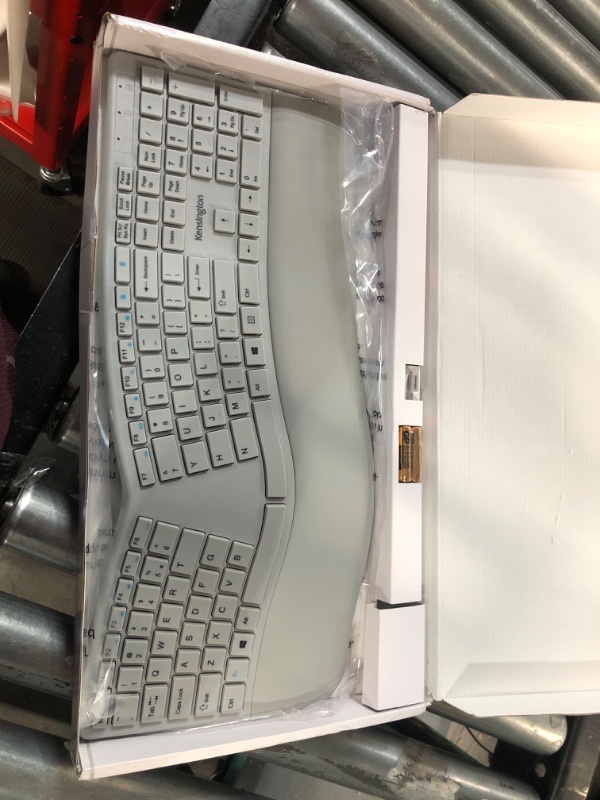Photo 1 of Kensington Pro Fit Ergonomic Wireless Keyboard - Grey (K75402US)