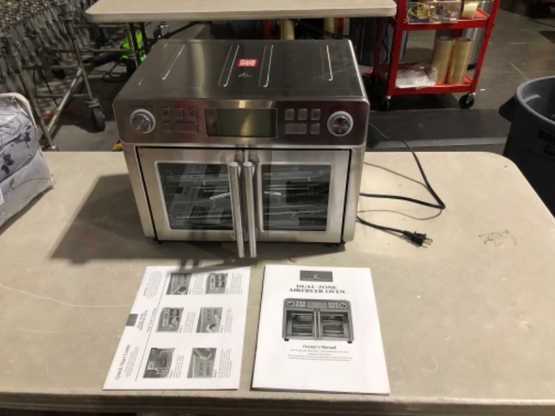 Photo 1 of ***POWERS ON - UNABLE TO TEST FURTHER***
Emeril Lagasse Everyday French Door 360 Air Fryer, 25-QT Capacity