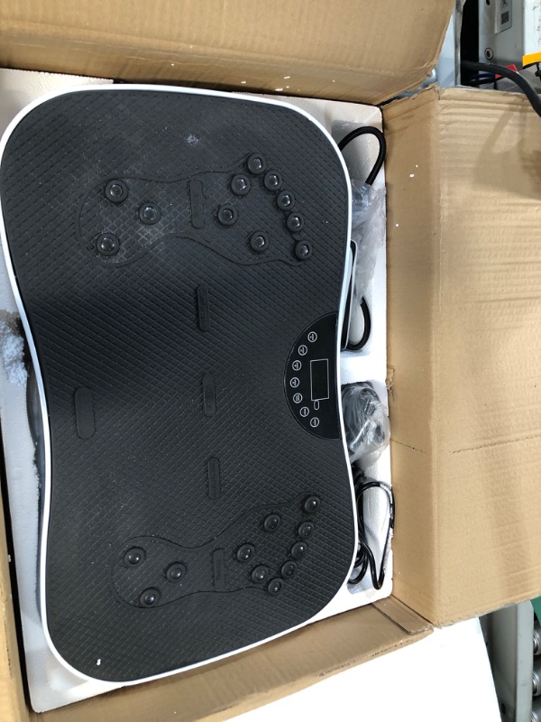 Photo 1 of PARTS ONLY/ SEE NOTES*****
TODO Vibration Plate Exercise Machine- black / white