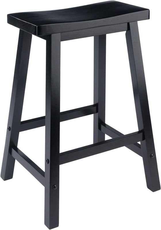 Photo 1 of  Bar Stool Black **SET OF 2** **LOOK BRAND NEW**