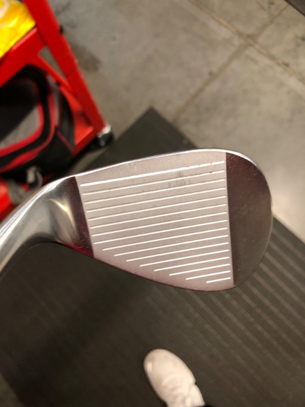 Photo 3 of *SEE NOTES* PGM Wedge - 72 Degrees Premium Sand Wedge, Lob Wedge for Men & Women - CNC Textured - Bunker Buster Escape Bunkers and Save Strokes Around The Green-High Loft Golf Club CHROME