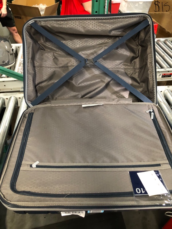 Photo 2 of *SEE NOTES* Samsonite Freeform Hardside Expandable with Double Spinner Wheels, Carry-On 21-Inch, Navy Carry-On 21-Inch Navy