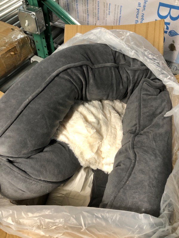 Photo 1 of *SEE NOTES* PetFusion Calming Cuddler Dog Bed, Medium