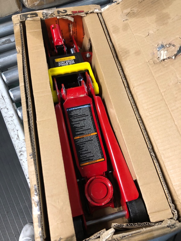 Photo 3 of *SEE NOTES* BIG RED TAM825051 Torin Hydraulic Low Profile Trolley Service/Floor Jack with Single Piston Quick Lift Pump, 2.5 Ton (5,000 lb) Capacity, Red