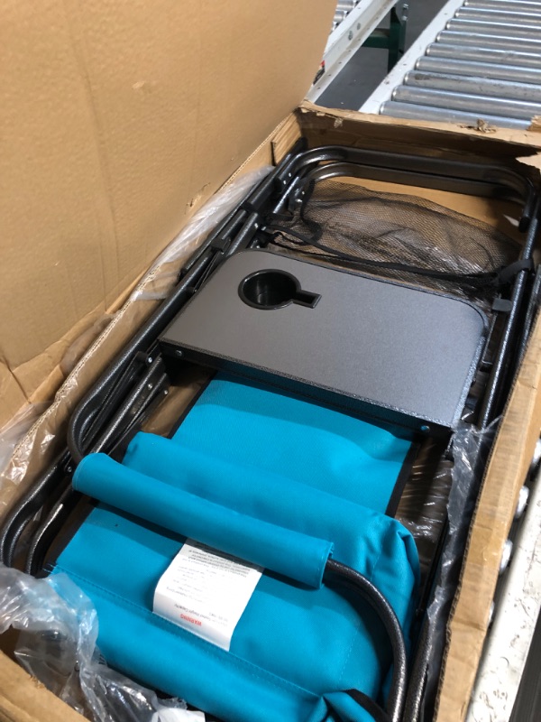 Photo 1 of * used *
VILLEY Heavy Duty Directors Chair, Folding Camping Chairs, Portable Foldable Chair, for Camp Tailgating Lawn Picnic 
