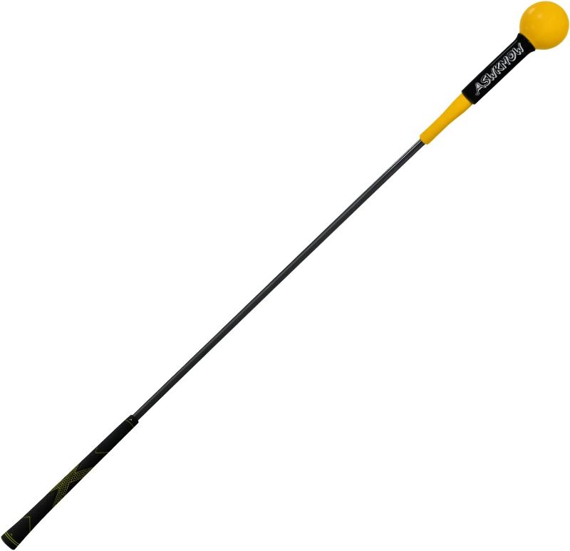 Photo 1 of ASWKMOW Golf Swing Trainer Golf Swing Training Aid for Strength Tempo Balance Golf Practice Warm-Up Stick 