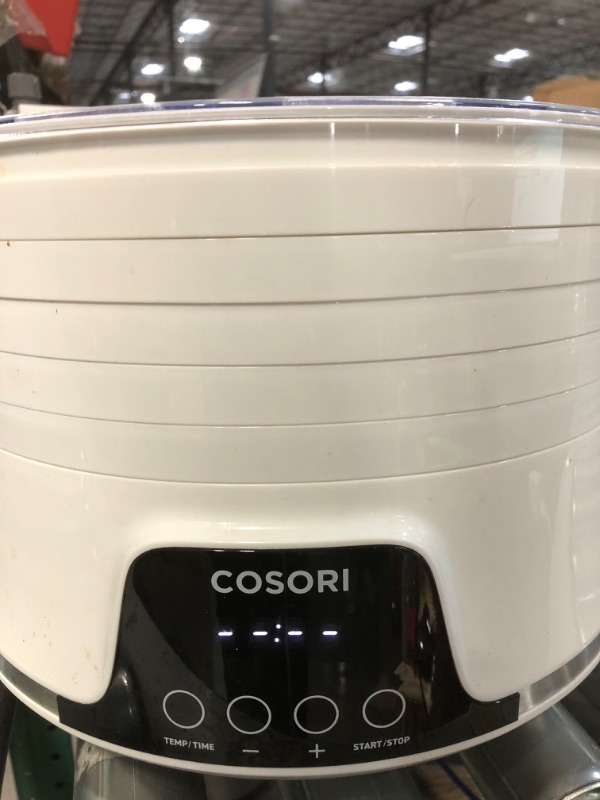 Photo 2 of **USED PRIOR, CLEAN BEFORE USE** COSORI Food Dehydrator up to 165°F, 5 Trays Machine, 11.6" Small BPA-Free (White)