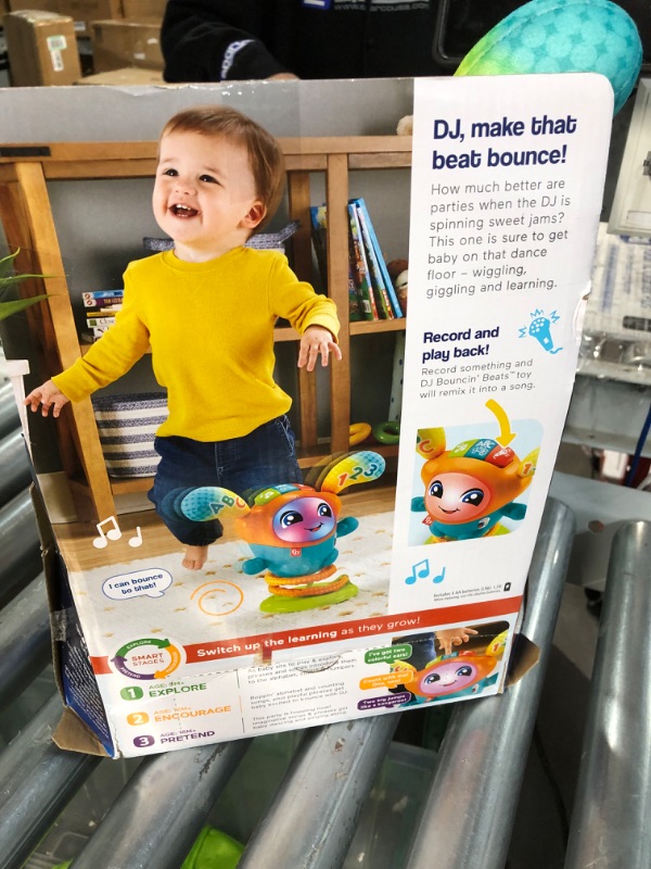 Photo 4 of * not functional * 
Fisher-Price Interactive Baby and Toddler Learning Toy with Music, Lights and Bouncing Action