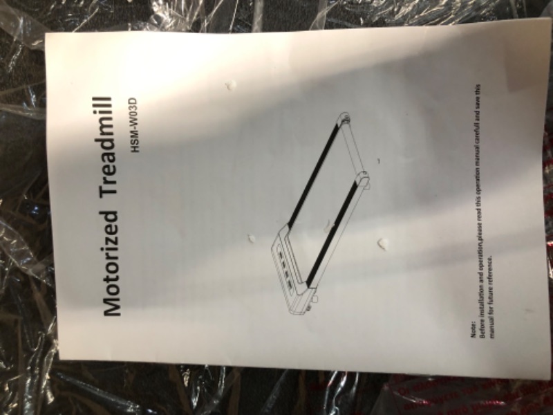 Photo 5 of **NONRFUNDABLE**FOR PARTS OR REPAIR**SEE NOTES**
Walking Pad Under Desk Treadmill 2 in 1 Portable Treadmill Black