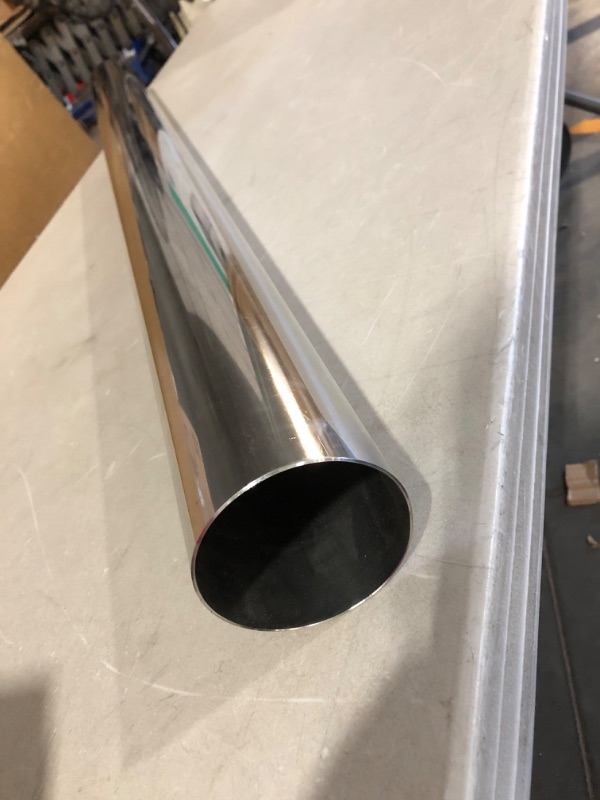 Photo 5 of 8SC82 4 Inch Straight DIY Custom Mandrel Exhaust Pipe Tube Pipe 48 Inch/4FT Length, 4'' OD 