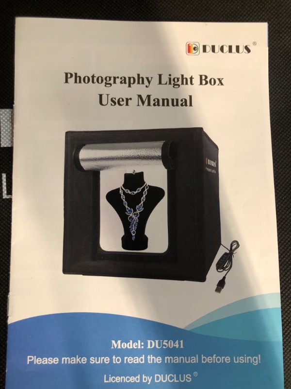 Photo 4 of DUCLUS Light Box Photography, 16x16 inch Portable with 160 LED Dimmable Lights