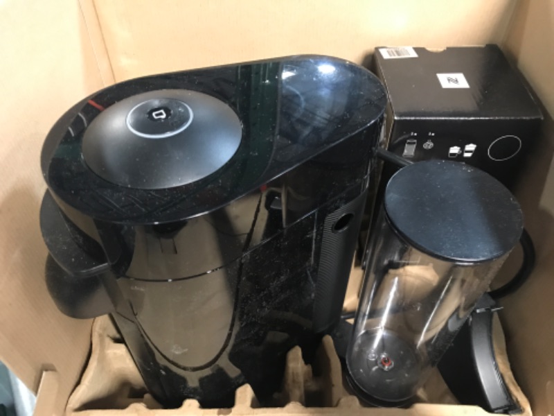 Photo 1 of Nespresso Vertuo Plus Coffee and Espresso Machine by De'Longhi with Aeroccino, Ink Black with Nespresso Capsules VertuoLine, Medium and Dark Roast Coffee Machine